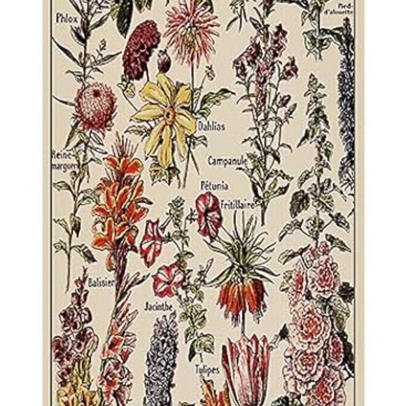 Vintage Tapestry 52 x 13 Inch, Long Vertical Wall Hanging Reference Illustrative